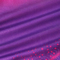 Justaucorps personnalisé pour enfants vêtements de gymnastique étincelants collants sans manches à impression numérique combinaison