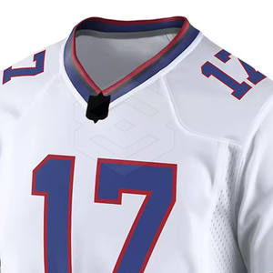 Pakistan Manufacturer's Button <b>Down</b> American Football Jersey Solid Color Breathable Plus Size Jersey - Product Image 3