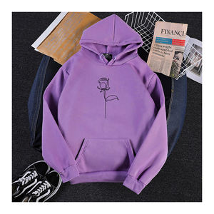 Winter Oversized <b>Fleece</b> Windproof Eco-Friendly <b>Lined</b> Sweatshirt Printed Solid Kawaii Women's <b>Hoodies</b> Full Sleeve - Product Image 6
