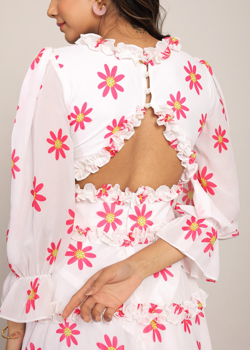 สีขาวและสีชมพู