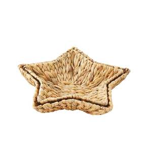 Panier de rangement en forme d'étoile fait à la main en forme de jacinthe d'eau mignon plateau de décoration de pépinière pour collations et blanchisserie de cuisine-vente en gros au Vietnam - Product Image 1