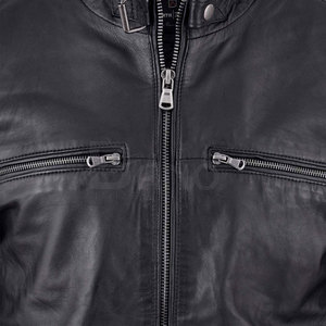 Chaqueta de cuero High Street Style Cierre de cremallera Disponible en venta al por mayor Nueva llegada Chaqueta de cuero - Product Image 2