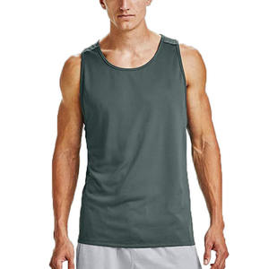 2025 camisetas sin mangas de punto transpirables de talla grande para hombre de Pakistán entrenamiento informal con técnicas lavadas - Product Image 1