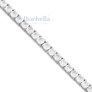 Hot Selling 925 Silver 14K Gold Plated 4mm Moissanite Diamond <b>Tennis</b> <b>Choker</b> Chain for Men - Product Image 4