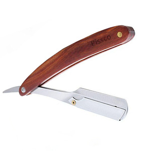 Navaja de Afeitar Plegable de Acero Inoxidable Pissco, Cuchilla Recta para Barbería - Product Image 5