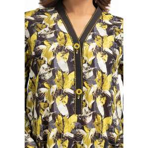 ชุดลำลองผู้หญิง IUSTTS-795 แบบ 2 ชิ้น เสื้อครอปแขนสามส่วนพร้อมกางเกงขาสั้น สำหรับฤดูใบไม้ผลิ/ฤดูร้อน - Product Image 2