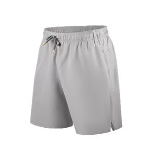 Short de sport solide à séchage rapide tissé dans les quatre sens Logo personnalisé pantalon à trois points pour courir Marathon Plain DyedDDP Shipping - Product Image 3