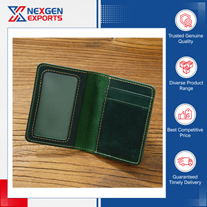 Porte-cartes unisexe en cuir véritable fait main, design attrayant, qualité supérieure, personnalisable, best-seller mondial - Product Image 4