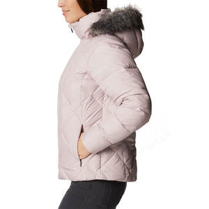 Prix de gros Manteaux rembourrés courts d'hiver pour femmes Vestes d'extérieur Vestes rembourrées épaisses avec capuche - Product Image 3