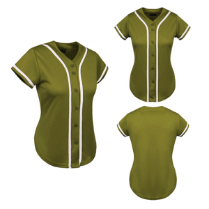 Camiseta personalizable de béisbol y sóftbol para mujer, ropa deportiva transpirable de secado rápido, logotipo con impresión Digital, número de nombre del equipo - Product Image 6