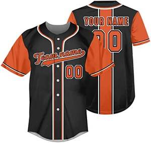 Customizable Baseball Jersey Shirts <b>for</b> Men & Women Personalized with Team Name & <b>Number</b> <b>for</b> Softball Custom Logo Sportswear - Product Image 1