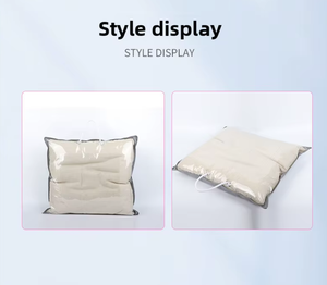 Sacs de rangement transparents en PVC imperméables avec poignée et fermeture éclair pour couettes, oreillers et literie modernes personnalisés, pour usage domestique - Product Image 4