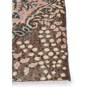 Tapis en laine noués à la main de grande taille, style vintage, motif médaillon rouge et orange, pour salon ou couloir - Pae-2800 - Product Image 4