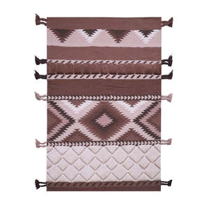 Conjunto de alfombras de algodón 100% bordadas hechas a mano con diseño Kilim de calidad excepcional para viajes y picnics compra al por mayor - Product Image 1