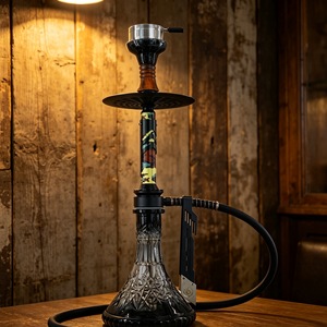 Camouflage <b>Hookah</b> Set Metal Glass Base Bowl Tray Hose Portable Water <b>Pipe</b> for Lounge and Party - Product Image 5
