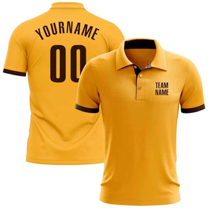 Polo personnalisé en polyester de bonne qualité qui évacue l'humidité pour hommes polos de performance à sublimation - Product Image 6