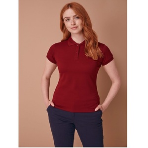 Camiseta de algodón atlética de verano para mujer, el mejor Polo estampado personalizado barato para mujer - Product Image 2