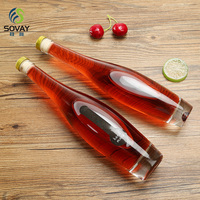 Bouteille à alcool en verre de haute qualité Super Flint 175ml275ml375ml500ml, bouteille à vin glacé, forme de boule de bowling, bouteille à vin tendance
