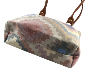 Bolso de Hombro de Algodón Tejido a Mano para Mujer, con Estampado Kelim, Bellamente Cosido, para Compras y Viajes - Product Image 6
