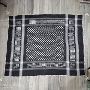 Shemagh 100% algodón para hombres 2023 nuevo diseño de estilo para Palestina bufanda keffiyeh - Product Image 3