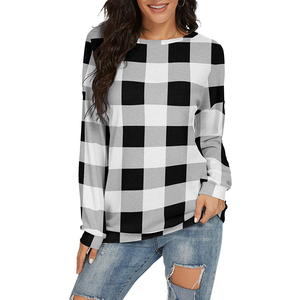 Nuevo Otoño Invierno nueva Alta Calidad bloque sólido Color polar mujer sudadera gota hombro recortado cuello redondo sudadera - Product Image 4