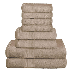 Ensemble de serviettes de bain pour hôtel de luxe 100% coton doux fabrication pakistanaise Style turc Logo motif conception personnalisée pour la vente en gros - Product Image 1