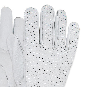 New Fashion Men Genuine Leather Safety <b>Driving</b> <b>Gloves</b> Breathable Customized Heavy Duty Outdoor Anti-Slip Elastic Wristband - Product Image 4