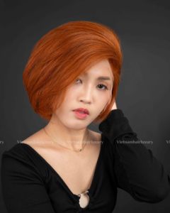 วิกผมต่อผมสีธรรมชาติแบบเครื่องจักรเย็บสองชั้น  ทรงตรง  ทุกสีใช้ได้ - Product Image 1