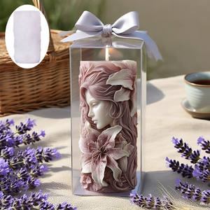 Moule en silicone VM23 3D pour bougie, <span class=keywords><strong>buste</strong></span> de femme déesse florale, figurine en relief pour cire parfumée et plâtre DIY - Product Image 3