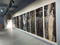 Comptoirs de cuisine modernes effet marbre et granit Dessus de table 800x2400mm 800x3000mm 800x3200mm Dalle de pierre frittée