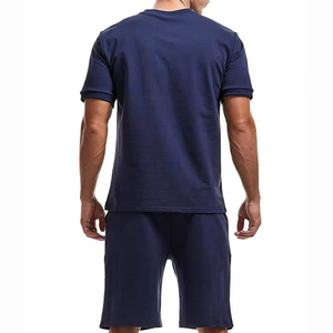 Conjunto de Dos Piezas de Shorts y Camiseta de Algodón Transpirable, Nuevo Conjunto de Verano para Hombre, Traje de Manga Corta, Conjunto de Camiseta Transpirable de Verano - Product Image 2