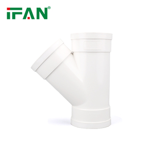 Ifan nhà máy tùy chỉnh GB PVC phụ kiện 50-110mm phụ kiện đường ống uPVC xiên TEE nhựa đường ống dẫn nước cống phụ kiện uPVC - Product Image 4