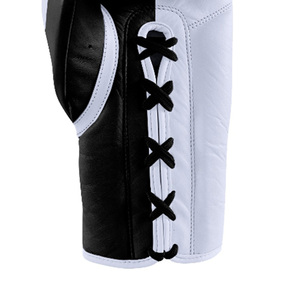 Gants de boxe professionnels fabriqués en usine, logo personnalisé, gants d'entraînement en PU avec bandage pour les mains, gants de boxe pour hommes - Product Image 6