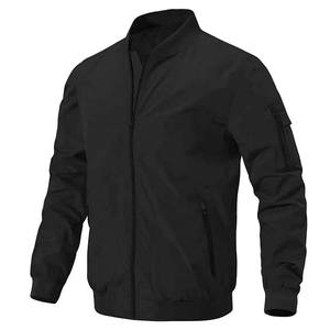 Chaqueta Bomber Informal para Hombre con Cierre Frontal de Hosten Greek Enterprises, Nueva Colección 2026, 100% Poliéster, Impermeable y Transpirable - Product Image 1
