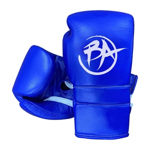 Gants de boxe d'entraînement professionnels personnalisés 2025, logo personnalisé, cuir PU, 14 oz, haute qualité, boucle et crochet personnalisés - Product Image 3