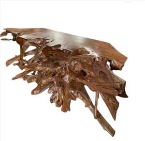 โต๊ะแบบรูทคอนโซลโต๊ะกลางแจ้งโต๊ะโบราณทำจากไม้สักรูทคอนโซล - Product Image 3