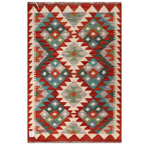 Alfombra Imaco Maimana Afganistán Kilim 117 x 78 cm, Arte Mural Decorativo - Product Image 1