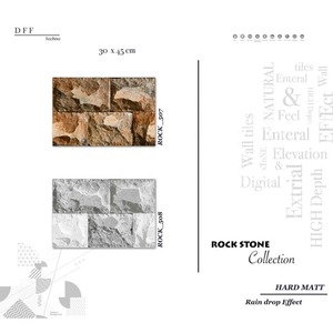 Azulejos de cerámica para exteriores de estilo chino de 300x450mm: nuevo diseño, la mejor calidad, ideal para la elevación del hogar. Azulejos de porcelana 12x18 - Product Image 2