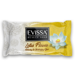 125g Lotus Flower Flowpack Beauty Soap Bar Natural Chemicals Free Moisturizing Floral Scented Soap Bulk Export Packing EVISSA - Product Image 1