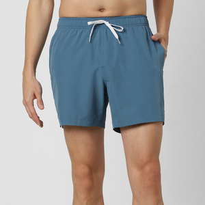 2025 vente en gros Stock Shorts de plage Polyester hommes Shorts de course maillots de bain Shorts pour hommes logo personnalisé brodé - Product Image 1