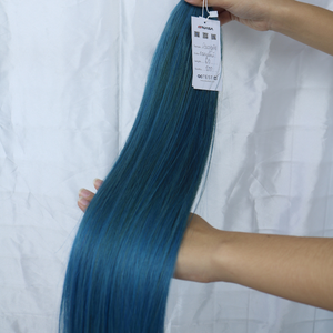 Prix de gros en vrac 100 extensions de cheveux gRemy Double noyer 30 pouces style de vague naturelle avec des couleurs sombres - Product Image 2