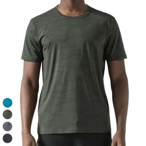 เสื้อยืดผ้าฝ้ายขนาดใหญ่สำหรับผู้ชายใส่ได้พอดีกับกางเกงป้องกันรอยยับของผู้ชายพร้อมเสื้อคอกลมแนวลำลองแบบพรีเมียม - Product Image 1