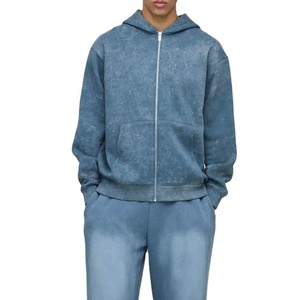Hoodies Homme Hiver Tendance Streetwear Effet Délavé Chaud et Lourd 340g Personnalisable Respirant avec Poches – Meilleures Ventes - Product Image 1