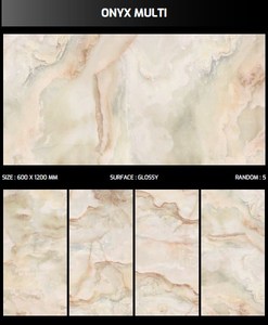 Phổ biến nhất vương giả Onyx grey hiện đại linh hoạt 600x1200mm sứ gạch đá giả kết cấu không thấm nước phòng khách nhà bếp - Product Image 4