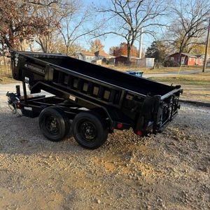 Remorque à benne basculante de qualité supérieure 5x10 pour usage agricole, système hydraulique durable avec composants d'engrenage pour remorque de tracteur - Product Image 1