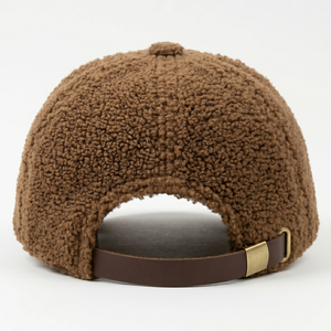 Custom Baseball <b>Cap</b> Blank Hat for <b>Winter</b> Outdoor Wear Adjustable Leather Back Closure Low MOQ High Quality - Product Image 3