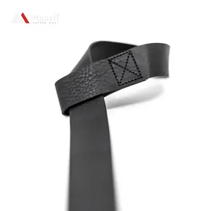 Wholesale OEM Custom Logo Gym Wrist Strap Figure 8 Weightlifting Weight Lifting straps