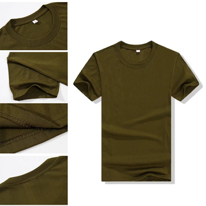 เสื้อยืดสำหรับผู้ชายเสื้อยืดสีขาวบริสุทธิ์180g สำหรับผู้ชายจัดส่งแบบ DP - Product Image 3