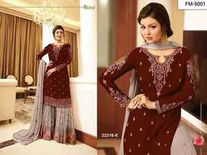Trajes elegantes paquistaníes para mujer de estilo indio y pakistaní, traje étnico pesado, traje Salwar Kameez de moda de alta calidad para mujer - Product Image 6