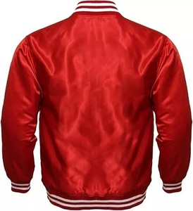 2024 nouvelle veste de Baseball universitaire en Satin Letterman Premium pour hommes col montant rue porte RATA-International - Product Image 6